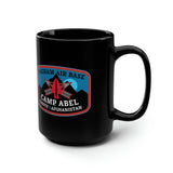 Camp Abel Bagram Air Base 15oz Black Mug Mug Printify 