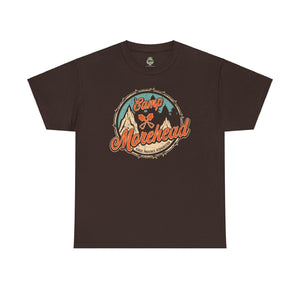 Camp Morehead Afghanistan - Heavy Cotton Shirt T-Shirt Printify Dark Chocolate S 