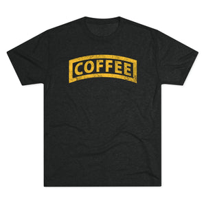Coffee Tab Triblend Athletic Shirt T-Shirt Printify Tri-Blend Vintage Black M 