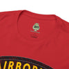 Custom Airborne Black and Gold Standard Fit Shirt T-Shirt Printify 