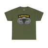 Custom Airborne Black and Gold Standard Fit Shirt T-Shirt Printify S Military Green 