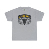 Custom Airborne Black and Gold Standard Fit Shirt T-Shirt Printify S Sport Grey 
