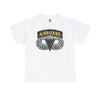 Custom Airborne Black and Gold Standard Fit Shirt T-Shirt Printify S White 