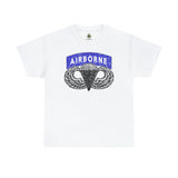Custom Airborne Blue White Edition Standard Fit Shirt T-Shirt Printify M White 
