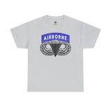 Custom Airborne Blue White Edition Standard Fit Shirt T-Shirt Printify S Ice Grey 