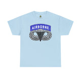Custom Airborne Blue White Edition Standard Fit Shirt T-Shirt Printify S Light Blue 