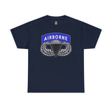 Custom Airborne Blue White Edition Standard Fit Shirt T-Shirt Printify S Navy 