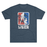 De Oppresso Liber Triblend Athletic Shirt T-Shirt Printify Tri-Blend Indigo S 