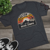 Distressed Atropian Liberation Team Badge Triblend Athletic Shirt T-Shirt Printify 