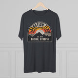Distressed Atropian Liberation Team Badge Triblend Athletic Shirt T-Shirt Printify 
