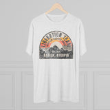Distressed Atropian Liberation Team Badge Triblend Athletic Shirt T-Shirt Printify 