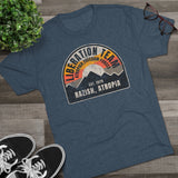 Distressed Atropian Liberation Team Badge Triblend Athletic Shirt T-Shirt Printify 