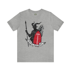 First Special Service Forces Black Devil - Athletic Fit Team Shirt T-Shirt Printify S Athletic Heather 