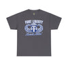 Fort Liberty Alcoholic Athletes - Unisex Heavy Cotton Tee T-Shirt Printify Charcoal S 