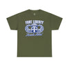 Fort Liberty Alcoholic Athletes - Unisex Heavy Cotton Tee T-Shirt Printify Military Green S 