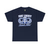 Fort Liberty Alcoholic Athletes - Unisex Heavy Cotton Tee T-Shirt Printify Navy S 