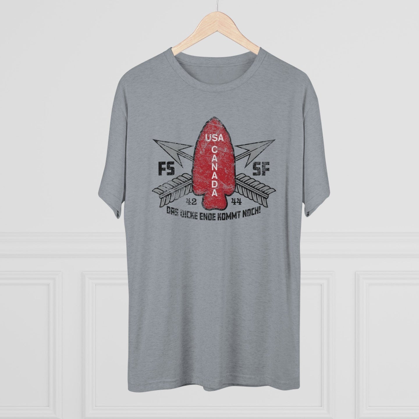 FSSF Distressed Insignia - Triblend Athletic Shirt – American Marauder