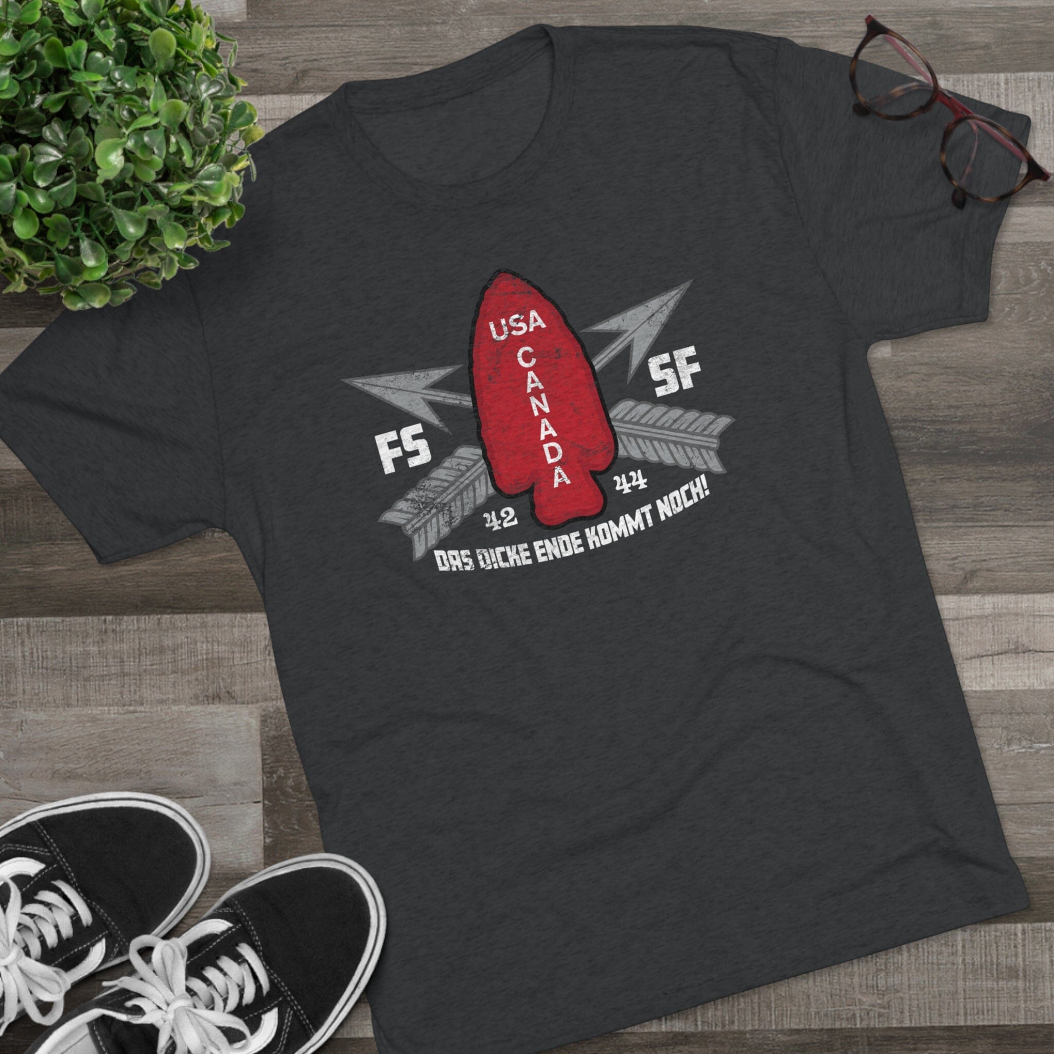 FSSF Distressed Insignia - Triblend Athletic Shirt – American Marauder