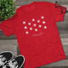 George Washington Flag Triblend Athletic Shirt T-Shirt Printify 