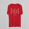 George Washington Flag Triblend Athletic Shirt T-Shirt Printify 