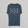 George Washington Flag Triblend Athletic Shirt T-Shirt Printify 