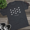 George Washington Flag Triblend Athletic Shirt T-Shirt Printify 