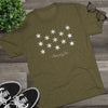 George Washington Flag Triblend Athletic Shirt T-Shirt Printify 