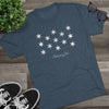 George Washington Flag Triblend Athletic Shirt T-Shirt Printify 