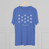 George Washington Flag Triblend Athletic Shirt T-Shirt Printify 