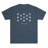 George Washington Flag Triblend Athletic Shirt T-Shirt Printify Tri-Blend Indigo M 