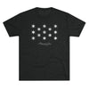 George Washington Flag Triblend Athletic Shirt T-Shirt Printify Tri-Blend Vintage Black M 