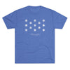 George Washington Flag Triblend Athletic Shirt T-Shirt Printify Tri-Blend Vintage Royal M 