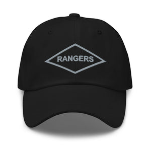 Grey Ranger Diamond Embroidered Hat Hat American Marauder Black 
