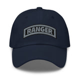 Grey Ranger Tab Embroidered Hat Hat American Marauder Navy 