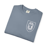 International Long Range Reconnaissance Patrol School (ILRRPS) Legacy Logo Dyed Soft Cotton Shirt T-Shirt Printify 
