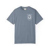 International Long Range Reconnaissance Patrol School (ILRRPS) Legacy Logo Dyed Soft Cotton Shirt T-Shirt Printify S Blue Jean 