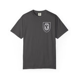 International Long Range Reconnaissance Patrol School (ILRRPS) Legacy Logo Dyed Soft Cotton Shirt T-Shirt Printify S Graphite 