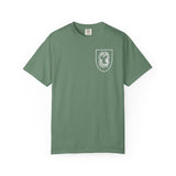 International Long Range Reconnaissance Patrol School (ILRRPS) Legacy Logo Dyed Soft Cotton Shirt T-Shirt Printify S Light Green 
