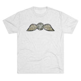 Jedburgh Distressed Wings OD EDITION Triblend Shirt T-Shirt Printify Tri-Blend Heather White S 