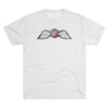 Jedburgh Distressed Wings Triblend Shirt T-Shirt Printify Tri-Blend Heather White S 