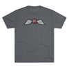 Jedburgh Distressed Wings Triblend Shirt T-Shirt Printify Tri-Blend Premium Heather S 