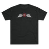 Jedburgh Distressed Wings Triblend Shirt T-Shirt Printify Tri-Blend Vintage Black S 