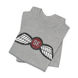 Jedburgh (OSS) Distressed Wing Insignia - Athletic Fit Team Shirt T-Shirt Printify 