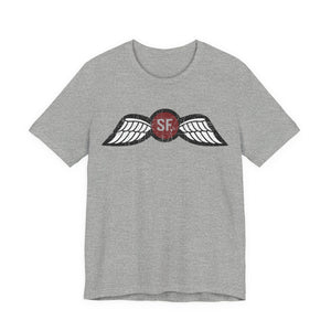 Jedburgh (OSS) Distressed Wing Insignia - Athletic Fit Team Shirt