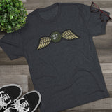 Jedburgh (OSS)Distressed Wings OD EDITION Triblend Shirt T-Shirt Printify 