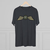 Jedburgh (OSS)Distressed Wings OD EDITION Triblend Shirt T-Shirt Printify 