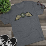 Jedburgh (OSS)Distressed Wings OD EDITION Triblend Shirt T-Shirt Printify 