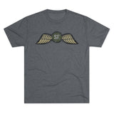 Jedburgh (OSS)Distressed Wings OD EDITION Triblend Shirt T-Shirt Printify Tri-Blend Premium Heather S 