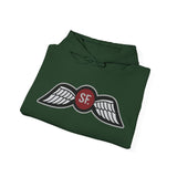 Jedburgh Wings (OSS) Insignia WWII Unisex Heavy Blend™ Hooded Sweatshirt Hoodie Printify 