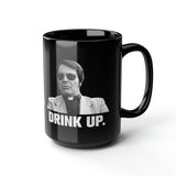 Jim Jones Drink Up 15oz Black Mug Mug Printify 15oz 